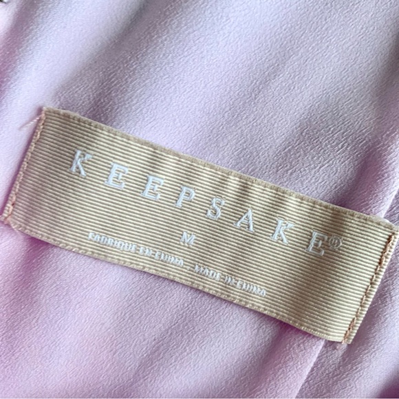 KEEPSAKE THE LABEL - Lilac Floral Long Pencil Slip Dress - Size Medium - Picture 10 of 10